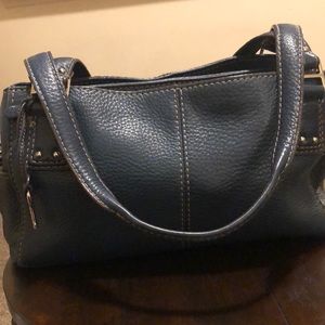 SOLD Fossil Leather Teal Purse